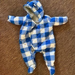 Baby Gap Plaid Bunting/Coat